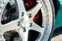 CCW SA50 Brushed Clear Gloss Wheels (Full Set) 18x9.5 +25 Offset  / 18x11 +19 Offset  / 5x114.3 BP / 2003-2004 Cobra SVT Mustang & Mach 1 / 2001 Bullitt / 1999-2004 Mustang GT & V6