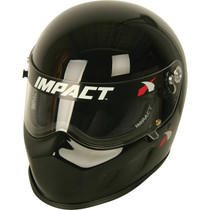 Impact Racing Champ ET Full Face Helmet - Approved, Head and Neck Support Ready Black product photo