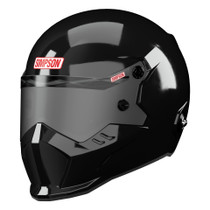 Simpson Safety KingSnake Full Face Helmet , Snell SA2025 Certified, Head and Neck Restraint Ready Black product photo
