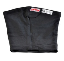 Simpson Safety Helmet Skirt Carbon SFI 3.3/5 - Double Layer Fleece Black product photo