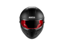 SPARCO Stealth RF Full Face Helmet - FIA Approved, Snell , Head and Neck Support Ready, with Red Lining Black product photo