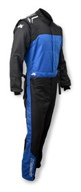 Impact Racing Mini Racer 2.4 Youth Driving Suit Black and Blue product photo