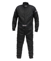 Allstar Performance All935016 Driving Suit SFI 3.2A/5, Multi-Layer Aramid and Fire Retardant Cotton, 2X-Large Black - ALL935016