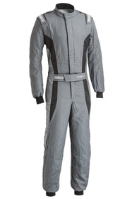 SPARCO Victory Pro One-Piece Driving Suit - FIA and SFI 3.2A/5 Approved Gray and Black product photo