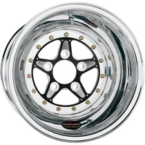 Billet Specialties Comp 5 Non-BeadLock 15x10 5x4.75 BC 5.00in BS Black Anodized Drag Wheel BCS035106150