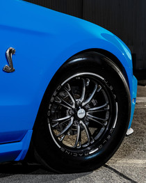 Weld Racing V-Series 1-Piece 17x4.5 / 5x4.5 BP / 2.25in. BS Black Drag Wheel - Non-Beadlock #84B-1704204 for Mustang S197 2005-2014, Mustang S550 2015-2023, Shelby GT500 2007-2014, 1994-2004 Mustang V6 1994-2004 Mustang GT, 1994-2004 Mustang Mach 1, 1994-2004 Mustang Cobra / Bullitt, S650 Mustang GT / EcoBoost 2024+