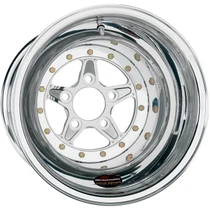 Billet Specialties Comp 5 Non-BeadLock 16x16 5x4.50 BC 5.00in BS Polished Drag Wheel CSB036166550