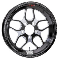 Billet Specialties Comp 7 Front Runner 15x3.5 5x4.75 BC 1.75in BS Black Anodized Drag Wheel CSFB75356117