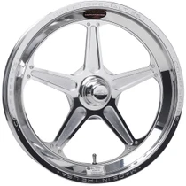 Billet Specialties Comp 5 Front Runner 17x3.5 Anglia/Lamb Spindle Mount Polished Drag Wheel CSF03735AN17