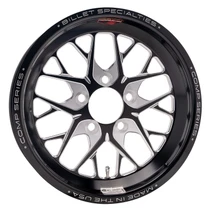 Billet Specialties Comp 8 Front Runner 15x3.5 5x4.50 BC 1.75in BS Black Anodized Drag Wheel CSFB85356517