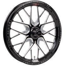 Billet Specialties Comp 8 Front Runner 15x3.5 Strange Ultra (2011+) Spindle Mount Black Anodized Drag Wheel CSFB8535U217