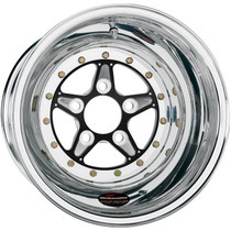 Billet Specialties Comp 5 Non-BeadLock 15x12 5x5.00 BC 3.50in BS Black Anodized Drag Wheel BCS035127335