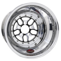 Billet Specialties Comp 7 Non-BeadLock 15x10 5x4.50 BC 6.50in BS Black Anodized Drag Wheel BCS075106565
