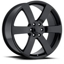 Voxx Replica Trailblazer-Style 20x8 | 6x5.00 BC | +45mm Offset | Gloss Black Wheel - TSS 280-6127-45 GB