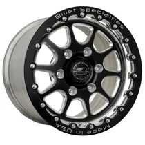 Billet Specialties Malibu LT 15x10 | 6x139.7 BC | 6.50in BS - Black Wheel - AMCB33SB51FV8365 for Chevrolet Silverado 1500 1999-2026, GMC Sierra 1500 1999-2026