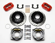 Wilwood Dynapro Low-Profile Rear Parking Brake Kit | Small Ford 2.50-inch Offset | 140-11403-DR