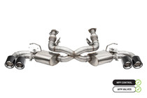CORSA Sport to Xtreme Valved Cat-Back | 3.0in | 2020-2026 Corvette 6.2L V8 | 4.5in Carbon Fiber Tips | AFM and NPP | 21100CF