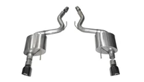 CORSA Sport Axle-Back Exhaust | 2015-2017 Ford Mustang 5.0L | Double X-Pipe | Dual 4.5in Black PVD Tips | 14326BLK