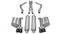 CORSA Xtreme Cat-Back Exhaust | 2011-2014 Dodge Charger R/T 5.7L V8 | Black PVD Tips | 14522BLK