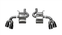 CORSA Xtreme Axle-Back Exhaust | 2016-2024 Chevrolet Camaro SS/ZL1 6.2L V8 | Double X-Pipe | Black PVD Tips | 14784BLK