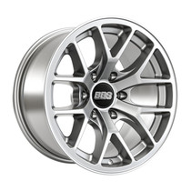 BBS TS-P 17x9in - 6x139.7 - 106.1 CB - ET-12 - Satin Silver Wheel