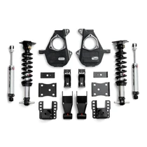 QA1 2007-2016 Chevrolet Silverado / GMC Sierra 1500 4WD 4/6in Lowering Kit with Drop Spindles - Double Adjustable - LK12-GMT04