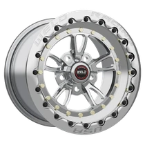 WELD Racing Full Throttle 15x10 Polished Center - Polished Shell Polished Single Beadlock MT Drag Wheel - 793P510214G