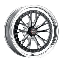 WELD Racing Vitesse 17x8 Black Center - Polished Shell Non-Beadlock Drag Wheel - 94HB7080B52A