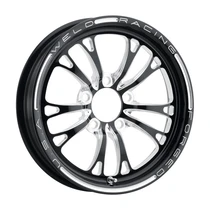 WELD Racing V-Series 15x3.5 Gloss Black Milled Front Runner - 84C-15274-B