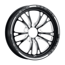 WELD Racing V-Series 15x3.5 Gloss Black Milled Front Runner - 84C-15272-B
