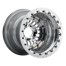 WELD Racing RPM 15x10 Polished Center - Polished Shell Polished Double Beadlock MT Drag Wheel - 85P-510276MP