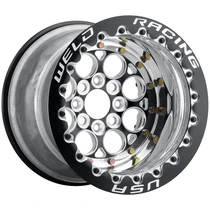 WELD Racing Magnum Import 13x11 Polished Center - Polished Shell Double Beadlock Drag Wheel - 768P-31115MP