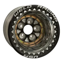 WELD Racing Magnum Pro 16x16 Polished Center - Polished Shell Double Beadlock Drag Wheel - 87P-616558UP