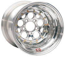 WELD Racing Magnum 15x16 Polished Center - Polished Shell Non-Beadlock Drag Wheel - 86P-516208