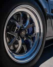 Weld Racing RT-S S76 18x12 / 5x4.75mm BP / 8.6in. BS Black Drag Wheel (High Pad) - Non-Beadlock #76HB8120B86A for Corvette C7 Z06 2014-2019, Corvette C7 Grandsport 2014-2019, Corvette C6 Z06 2006-2013, Corvette C6 Grand Sport 2006-2013