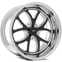 Weld Racing RT-S S76 15x11.33 / 5x115mm BP / 6.5in. BS Black Drag Wheel (Medium Pad) - Non-Beadlock - 76MB-511W65C for 2018, 2019, 2020, 2021 Challenger / Charger Hellcat Widebody / Redeye / Scat Pack Widebody (Hellcats Front 15.4" Brembo Brakes, Rear 13.8" Brembo Brakes) and 2018, 2019, 2020, 2021 Challenger Demon Widebody (Demon Front 14.2" Brembo Brakes, Rear 13.8" Brembo Brakes)