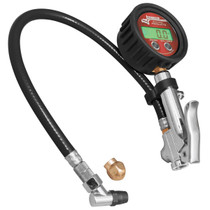 Longacre Digital Quick Fill 2-½” Tire Air Pressure Gauge (Backlight) 0-60 PSI by .1 lb - 52-53008