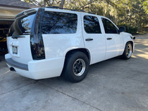 2013 Chevy Tahoe WELD Ventura 6 15x10 and 20x9.5 Gloss Black Drag Wheels