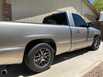 Forgestar F14 Drag Pack Gunmetal Wheel 17x10 | 6x139.7 BC (6x5.5) | +25 Offset | 6.50 Backspacing - F27370084P25 for Chevrolet Silverado 1500 1999-2025, GMC Sierra 1500 1999-2025