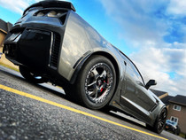 Dillon's 2016 Corvette Z06 with WELD Gloss Black 18x12 Ventura Beadlock Drag Wheels on Mickey Thompson 325/35R18 ET Street R Tires