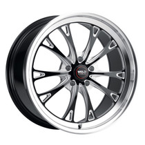 WELD Belmont Street Gloss Black Wheel with Milled Spokes 20x9 | 5x114.3 BC (5x4.5) | +29 Offset | 6.1 Backspacing - S11309065P29 for 2005-2014 Mustang GT / V6 / Coyote, 2015-2023 Ford Mustang GT / EcoBoost 2.3L / 5.0L, Explorer ST (2020-2024), Mustang GT 2024-2025, Mustang EcoBoost 2024-2025, Mustang Darkhorse 2024-2025