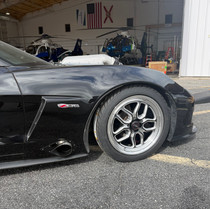 Vince's C6 Z06 Running WELD Laguna Drag Gloss Black Wheel with Milled Spokes 18x5 | 5x120.65 BC | -23 Offset | 2.10 Backspacing - S1528C063N23 Fronts copy