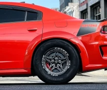 Weld Racing RT-S S81 Drag Wheel 17x10 / 5x115mm BP / 5.2in. BS Black (High Pad) - Black Single Beadlock MT - 81HB7100W52F for Charger Hellcat Widebody, Charger SCAT Widebody, Challenger Hellcat Widebody 2018-2023, Challenger Redeye 2018-2023, Challenger SCAT Pack Widebody 2018-2023, Challenger Demon 2018, Demon 170 2023