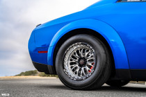 Weld Racing RT-S S82 Drag Wheel 17x10 / 5x115mm BP / 5.2in. BS Black (High Pad) - Black Single Beadlock MT - 82HB7100W52F Challenger Hellcat