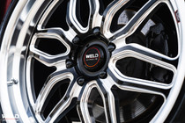 WELD Laguna 6 Drag Gloss Black Wheel with Milled Spokes 20x10 | 6x139.7 BC (6x5.5) | +38 Offset | 7.00 Backspacing - S15300084P38 for Chevrolet Silverado 1500 1999-2026, GMC Sierra 1500 1999-2026, Ram TRX 2021-2026
