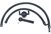 J&L 3.0 oil separator passenger side black anodized for 2009-2018 Ram 1500 5.7L, 2019-2021 Ram 1500 Classic 5.7L - 3065P-B