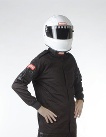 RaceQuip Black SFI-1 1-L Jacket - 3XL - 111008