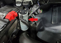 J&L 3.0 oil separator canister extension clear anodized (satin) for J&L 3.0 Oil Separators (2011-2026 Ford F-150 3016P) - EXT-C
