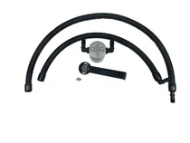 J&L 3.0 oil separator passenger side clear anodized (satin) for 2009-2018 Ram 1500 5.7L, 2019-2021 Ram 1500 Classic 5.7L - 3065P-C
