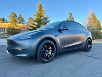 @mechanicalmitchbez's 2023 Tesla Model Y Long Range on Forgestar CF10 Street 20X9.5 DC 5X114.3 ET29 BS6.4 Gloss Black 72.56 Wheels , Mustang GT 2024-2025, Mustang EcoBoost 2024-2025, Mustang Darkhorse 2024-2025
